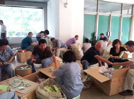 天山制药公司开展建党92周年系列运动