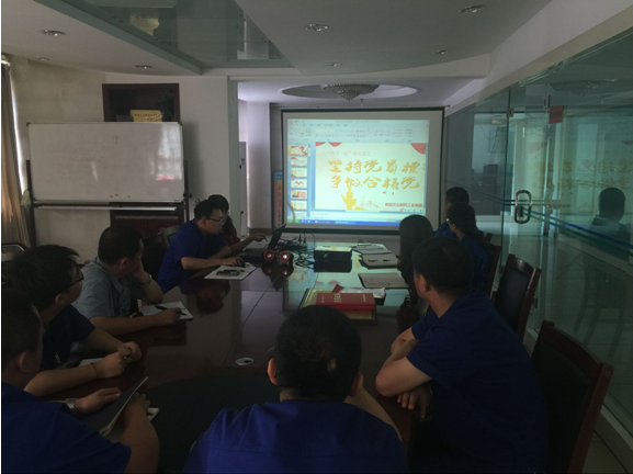 天山制药开展专题党课，助推“两学一做”