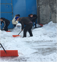 瑞雪兆丰年 劳动展风采